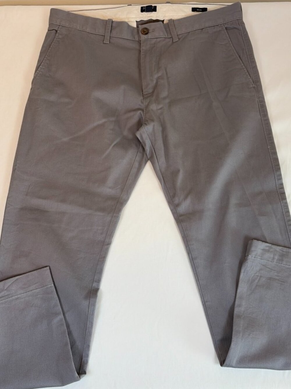 J. Crew Flex Slim Pants Men's 34x30 Gray